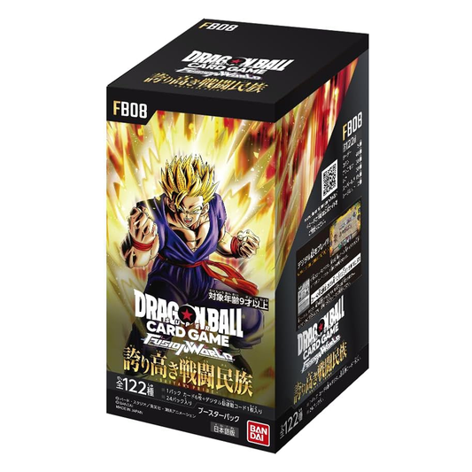 Bandai Dragon Ball Super Card Game Fusion World Proud Fighting Tribe FB08 Booster Box