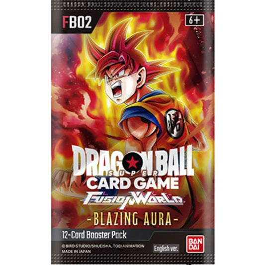 Dragon Ball Super Card Game: Fusion World – Blazing Aura (FB02) Booster Box 24 Packs (English Version)