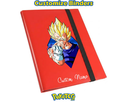 Krillin Dragon Ball Card Album – Custom Name 9-Pocket Anime TCG Collection Book