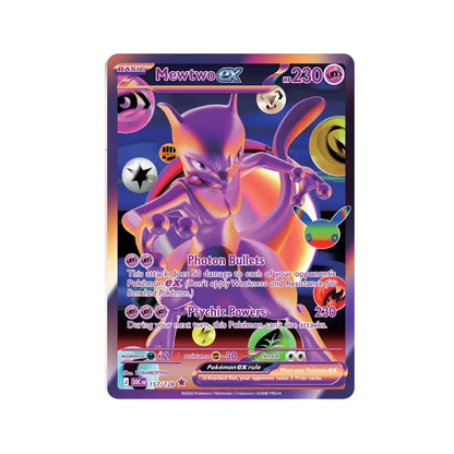 Pokémon TCG Mewtwo ex FUR 157/128 – 30th Celebration | English Version