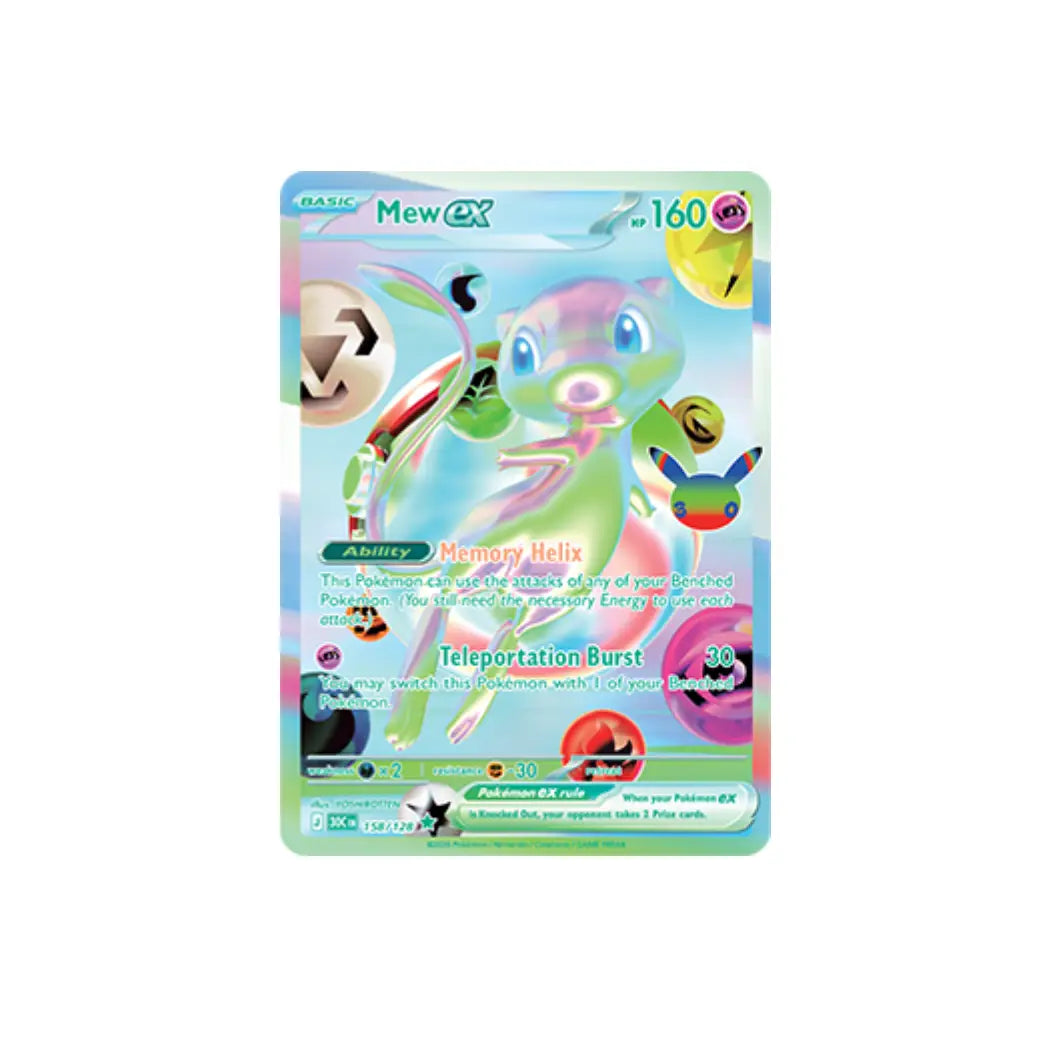 Pokémon TCG Mew ex FUR 158/128 – 30th Celebration | English Version