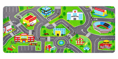 Gen-Z City Vibes Gaming Mouse Pad – Ultimate Urban Adventure Desk Mat