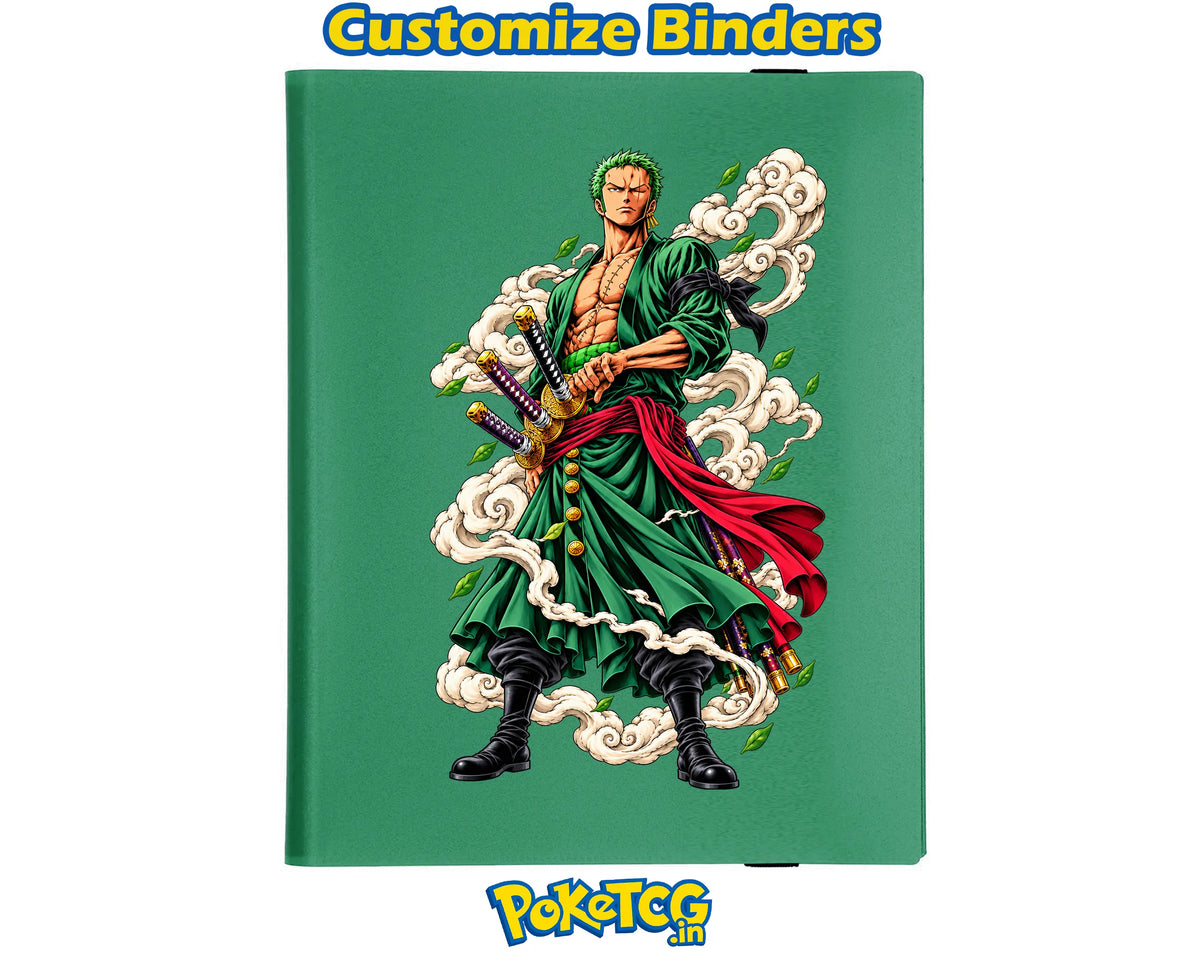 Custom Luffy One Piece Card Binder – Personalized 9-Pocket TCG Album