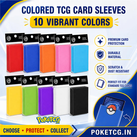 likero 100 Count Card Sleeves – Standard Size (66×91mm) – Crystal Clear Soft Protectors - PoekTCG