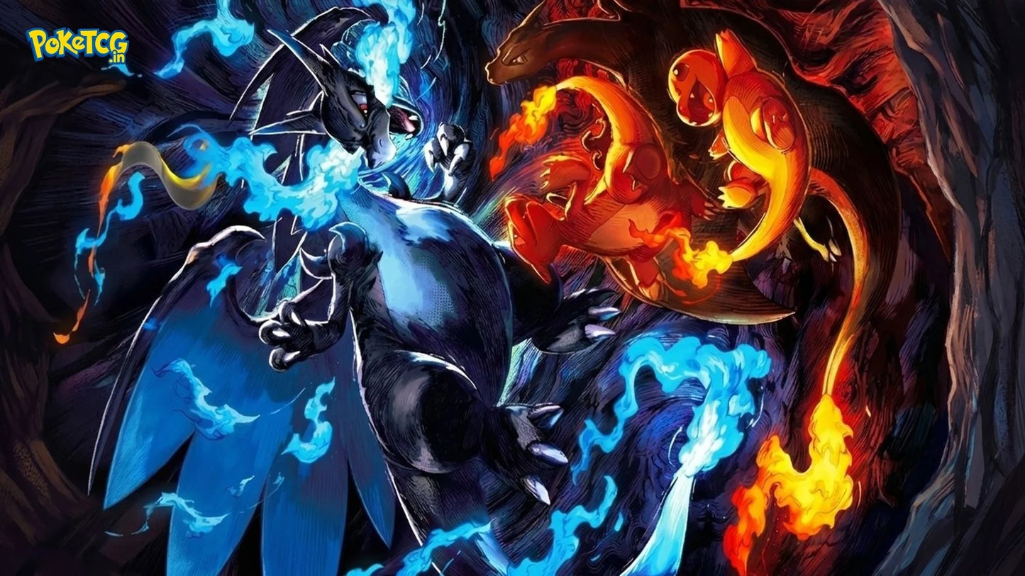 Pokémon "Blue Flare Destiny" Mega Charizard X & Evolutions