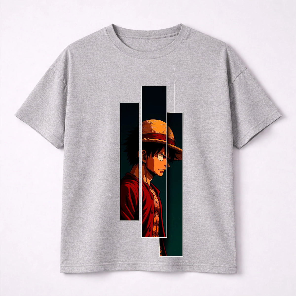 Monkey D. Luffy Pirate Shadow Anime T-Shirt- One Piece Anime Tee ...