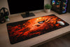 Naruto Uzumaki "Hidden Leaf Flare" XXL Gaming Mousepad – 24" x 12" Aesthetic Desk Mat- Poketcg.in