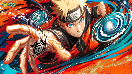 Naruto Uzumaki "Blue Whirlwind" XXL Gaming Mousepad – 24" x 12" Aesthetic Desk Mat - Poketcg.in