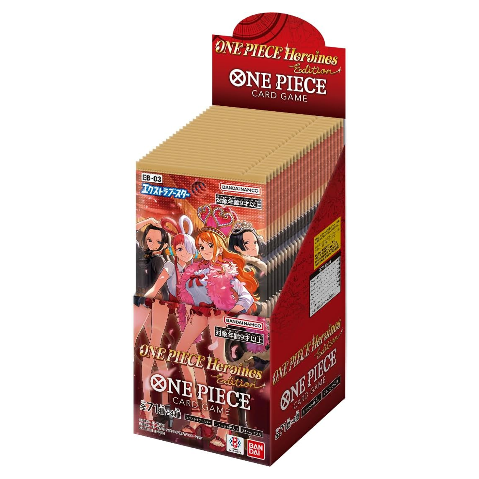 Bandai One Piece Card Game Extra Booster EB-03 Heroines Edition factory sealed collectible trading card game box