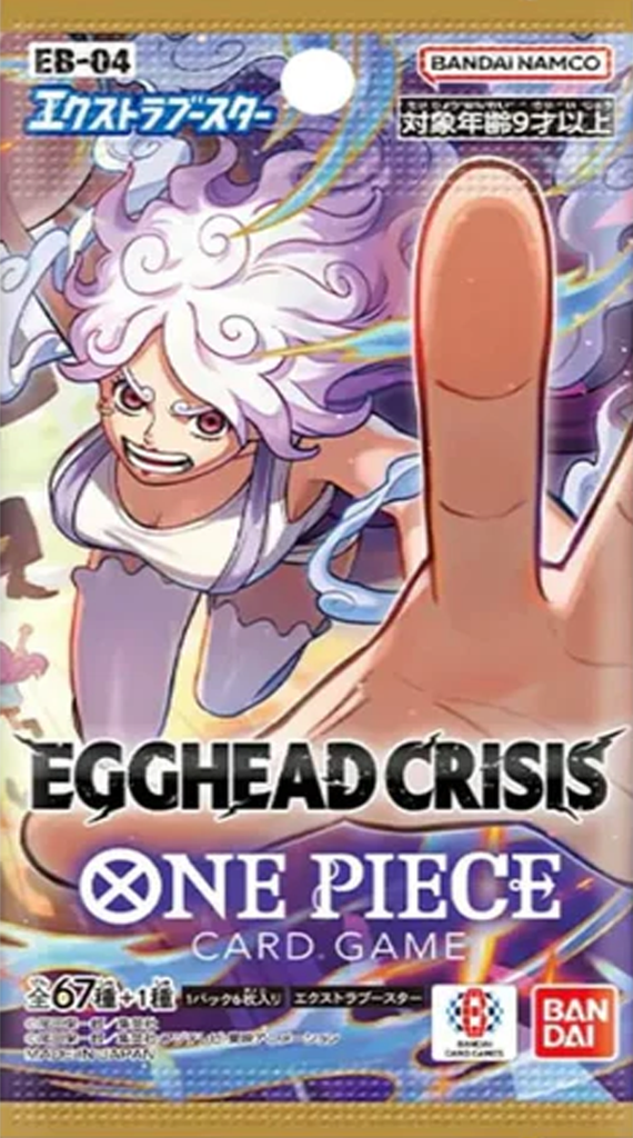 Bandai One Piece Card Game EB-04 Egghead Crisis Japanese booster pack factory sealed single pack collectible