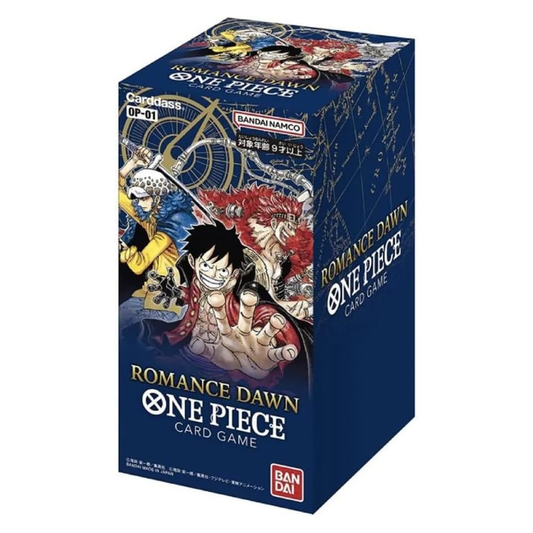 Bandai One Piece Card Game OP-01 Romance Dawn Japanese booster box factory sealed collectible trading card game