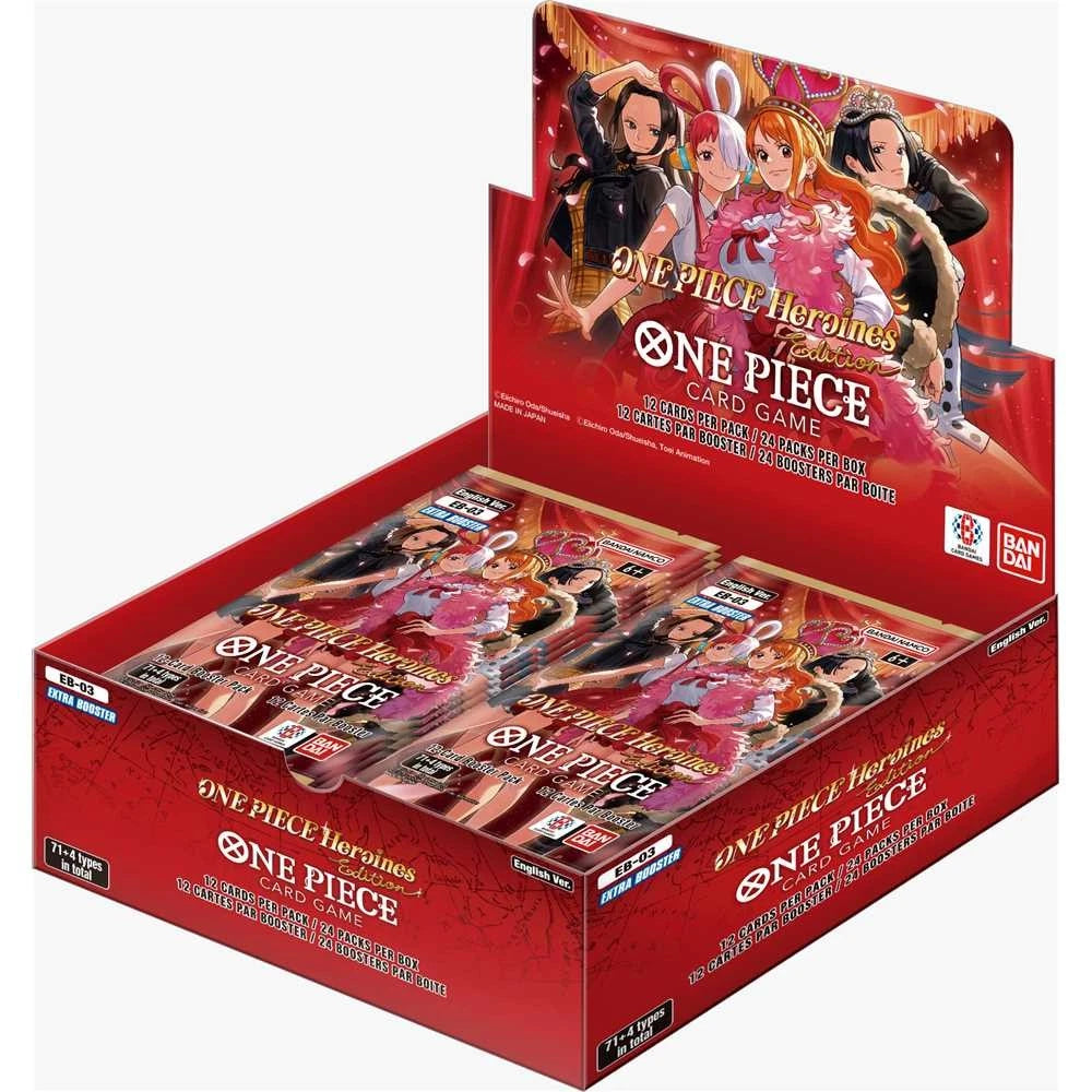Extra Booster: One Piece TCG Heroines Edition Box (EB-03) w/ Dash Pack English