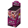 One Piece card game packaging with characters on a white background