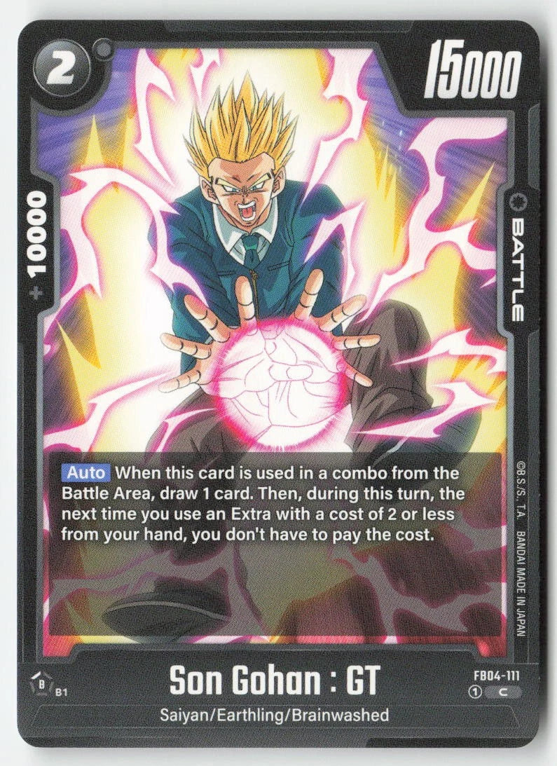 DBS Fusion - Son Gohan: GT FB04-111 Common - Regular - Ultra Limit - Poketcg