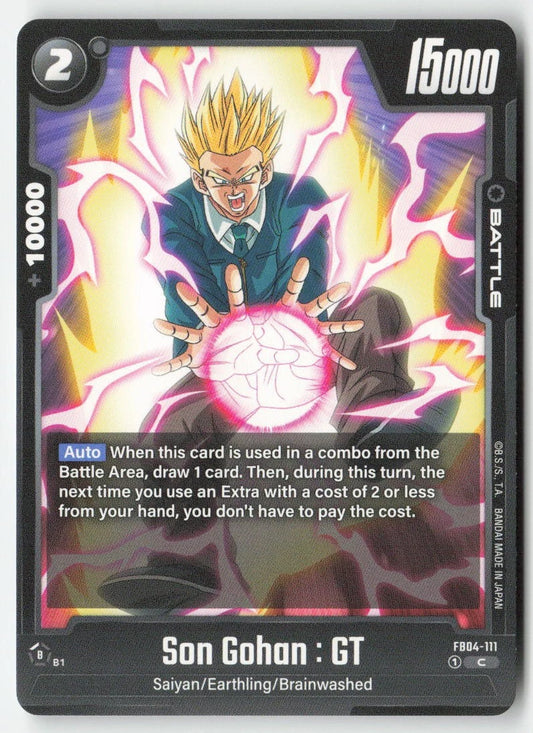 DBS Fusion - Son Gohan: GT FB04-111 Common - Regular - Ultra Limit - Poketcg