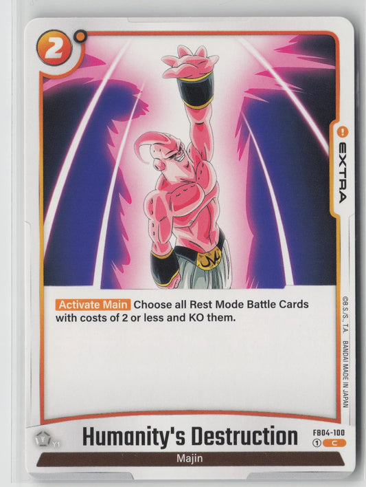 Dragon Ball Fusion World #FB04-100 Humanity's Destruction - Poketcg