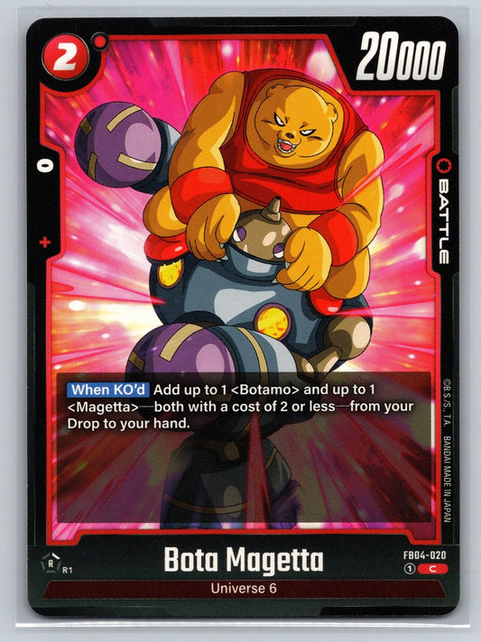 Dragon Ball Super Card Game Bota Magetta FB04-020 C Fusion World Universe 6 - Poketcg
