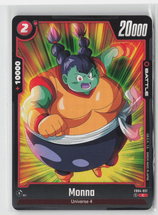 Dragon Ball Fusion World #FB04-021 Monna - Poketcg