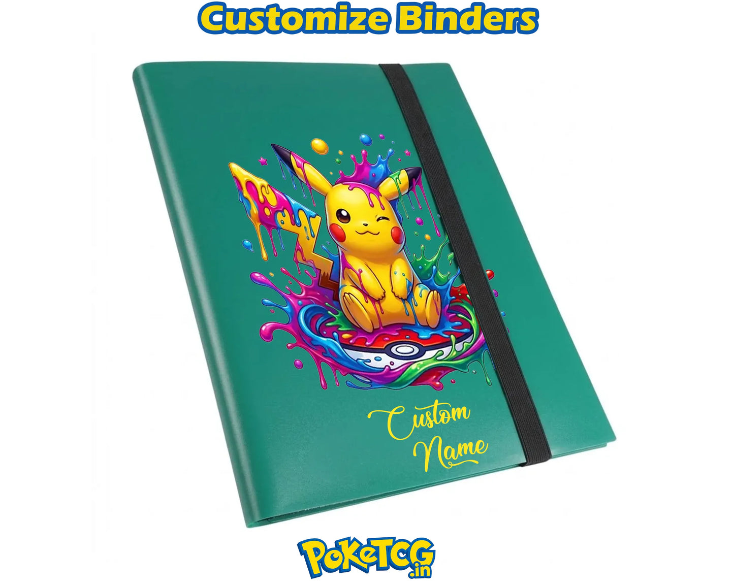 Custom Charizard Pokémon TCG Binder – Personalized 9-Pocket Collector Album