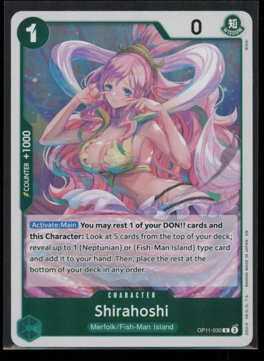 Shirahoshi OP11-030 One Piece: A Fist of Divine Speed English