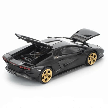 POP RACE Lamborghini Countach LPI 800-4 Deep Black PR640341 – 1:64 Premium Diecast Model Car