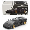 POP RACE Lamborghini Countach LPI 800-4 Deep Black PR640341 – 1:64 Premium Diecast Model Car