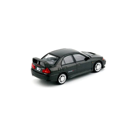 POP RACE Mitsubishi Lancer Evolution IV Dark Grey Metallic PR640327 – 1:64 Premium Diecast Model Car