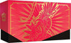 Pokémon trading card game box with red and gold design