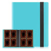 turquoise  blinder with black strip  4  pocket card holder