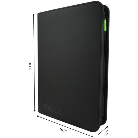 Vault X 4-Pocket Trading Card Zip Binder – 360 Card Capacity – Premium Exo-Tec Water-Resistant Album for TCG & Sports Cards