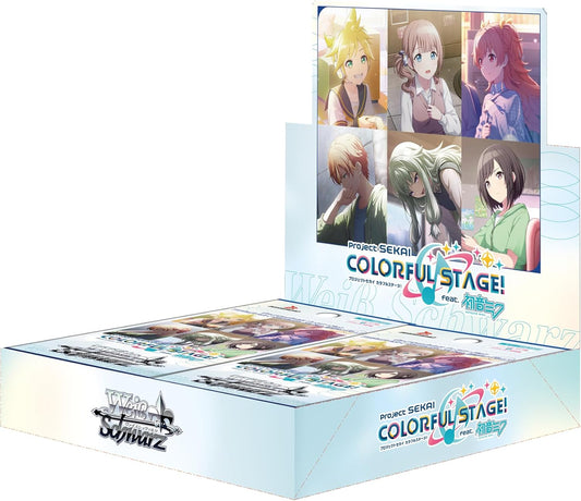 PokeTCG Weiss Schwarz Project Sekai Colorful Stage feat Hatsune Miku Vol 3 booster box display.