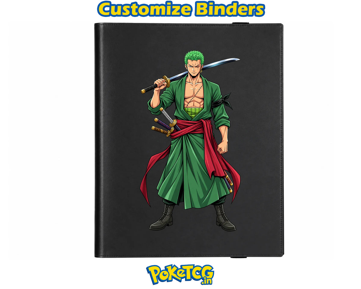 Custom Luffy One Piece Card Binder – Personalized 9-Pocket TCG Album