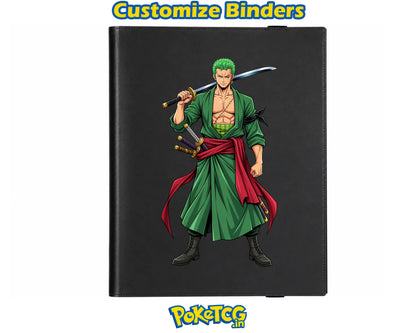 Custom Luffy One Piece Card Binder – Personalized 9-Pocket TCG Album