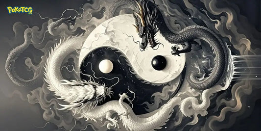 Aesthetic "Twin Dragons" Yin Yang