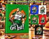 Zoro-inspired One Piece anime card binders in green, blue, white, red, and black for trading card collectors.